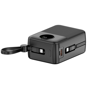 Batterie externe <span class=keywords><strong>30000mAh</strong></span> avec écran LED, charge rapide 22.5W et câbles intégrés, station de charge portable compacte pour smartphone - Product Image 2