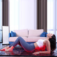 Tapis de luminothérapie rouge personnalisé pour le corps entier, coussin de luminothérapie rouge, tapis de luminothérapie rouge avec vibration, fabrication en Chine