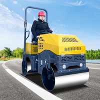 Rouleau vibrant refroidi à l'eau 1.5T | Compacteur de sol à haute efficacité pour les projets à petite échelle | Prix direct d'usine