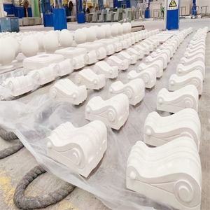 Tuiles en calcaire blanc MIYA STONE, design européen pour revêtement mural extérieur de villa - Product Image 5