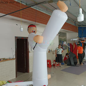 <span class=keywords><strong>Ballon</strong></span> gonflable pour événement publicitaire, modèle d'arts martiaux pour karaté, taekwondo, sanda, coups de pied, personnalisé - Product Image 4