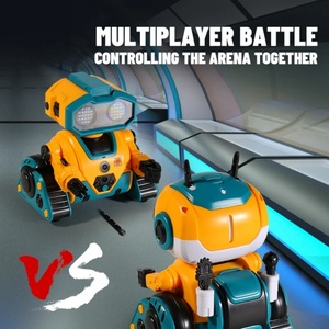 Robot jouet éducatif JJRC R29 intelligent avec capteur infrarouge, télécommande sans fil 2.4G, programmable, en plastique jaune, portée 50m, 3.7V - Product Image 5