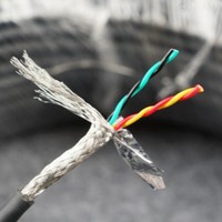 Câble de signal blindé torsadé multicœur en cuivre RVSP 0,2 mm² 0,3 mm² 0,5 mm² isolé PVC pour commande