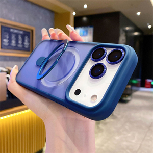 Custodia Magnetica Opaca Trasparente con Supporto ad Anello e Protezione <span class=keywords><strong>Fotocamera</strong></span> per <span class=keywords><strong>iPhone</strong></span> 17 Pro Max e <span class=keywords><strong>iPhone</strong></span> 16 con Pellicola Protettiva per Obiettivo - Product Image 6