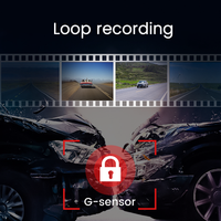 Caméra de tableau de bord P85 à double objectif 2k 4g avec suivi Gps Wifi Fit 9-16v Power and Fit the Max 128g Card 4g Live Streaming Car Camera 4g