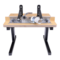 Table de fraisage pour bois avec support et guide de coupe réglable