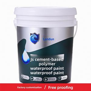 Factory Custom JS Cement-Based Polymer Waterproof Coating 20kg Barrel Water-Based <b>Alkali</b> Resistant for Roof Basement Outdoor Use - Product Image 5