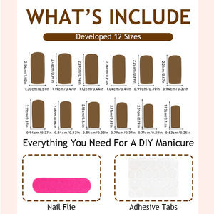 24 faux ongles de Noël à motifs flocons de neige blancs, à presser, <span class=keywords><strong>pour</strong></span> femmes et filles, <span class=keywords><strong>pour</strong></span> le <span class=keywords><strong>Nouvel</strong></span> <span class=keywords><strong>An</strong></span> - Product Image 5