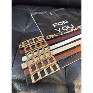 เข็มขัดผู้หญิงแบบพื้นฐานพร้อมหัวเข็มขัดทรงกล่อง ทำจากโลหะผสม ผ้าคุณภาพดี เหมาะสำหรับใส่ในชีวิตประจำวัน - Product Image 2