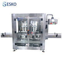 Ligne de remplissage péristaltique ESKO 6 canaux pour machine d'emballage de bouteilles de nettoyant automobile, sirop, liquide oral et nutriments avec écran PLC