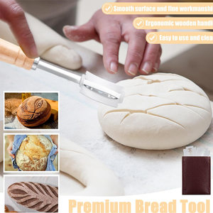 Juego de Herramientas para Hornear de Metal Directo de Fábrica, Cuchilla para Pan con Cuchilla Reemplazable, Cortador de Masa para Hacer Pan, Herramienta para Hacer Pan - Product Image 6
