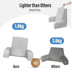 Thiết Kế Mới Mật Độ Cao Mềm Bộ Nhớ Bọt Nêm Cánh Tay Phần Còn Lại Gối <span class=keywords><strong>Lap</strong></span> Bàn Đọc Sách Gối Cho Chơi Game - Product Image 3