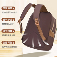 BT Cartoon Capybara Light Cartable pour les élèves du primaire 3D Sac à dos pour enfants de la 3e à la 6e année avec sac de papeterie en gros