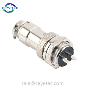 Aviation-enchufe de 4 pines GX16, Conector de Metal roscado eléctrico, resistente al agua - Product Image 5