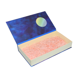 Coffrets Cadeaux Magnétiques Modernes de Luxe Personnalisés pour Gâteaux de Lune avec Embossage, Emballage Rigide <span class=keywords><strong>en</strong></span> Carton <span class=keywords><strong>en</strong></span> Forme de <span class=keywords><strong>Livre</strong></span>, Lamination Mate - Product Image 3