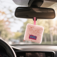 Diffuseur de parfum pour voiture, personnalisé avec logo, en fourrure, parfumé, à suspendre, aromathérapie, vente en gros