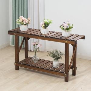 Étagère à fleurs en <span class=keywords><strong>bois</strong></span> DIY, étagère à plusieurs niveaux pour salon, balcon, patio, étagère pour plantes succulentes d'intérieur - Product Image 2