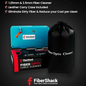 Boîte de nettoyage de câbles à fibres optiques OEM ODM Fibershack, lot de 3, nettoie les connecteurs de câbles à fibres optiques SC LC, inclut des capuchons anti-poussière pour - Product Image 5
