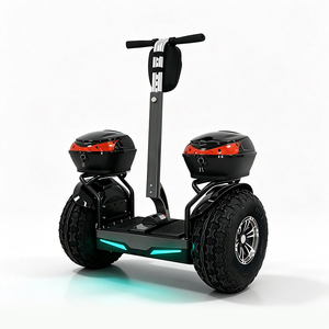 Patinete Eléctrico Autoequilibrado para Adultos con Luces Ambientales, Caja de Almacenamiento Doble, Neumáticos Grandes Negros de 19 Pulgadas - Product Image 4