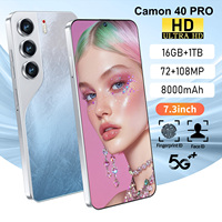 Smartphone Techno Premier Camon 40 Pro 5G, Caméra Arrière 108MP, Écran OLED 2K 120Hz, Charge Rapide 120W, Processeur Deca Core, Anglais Français Android 14