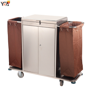 Carrito <span class=keywords><strong>de</strong></span> <span class=keywords><strong>limpieza</strong></span> <span class=keywords><strong>de</strong></span> hotel <span class=keywords><strong>de</strong></span> acero inoxidable con puerta y compartimento <span class=keywords><strong>de</strong></span> almacenamiento Equipo <span class=keywords><strong>de</strong></span> <span class=keywords><strong>limpieza</strong></span> Carros <span class=keywords><strong>de</strong></span> almacenamiento Carrito <span class=keywords><strong>de</strong></span> ama <span class=keywords><strong>de</strong></span> llaves - Product Image 1