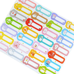 Custom Name Tag <strong>Writable</strong> Waterproof Identification School Office Name <strong>Sticker</strong> Duble-Layer Waterproof Cartoon Name Label for Kids - Product Image 6