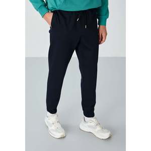 Pantalon de survêtement pour homme bleu marine texturé coupe standard - 82156 - Bleu marine - Product Image 3