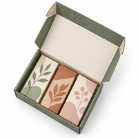 Boîte d'emballage rigide en carton ondulé E Flute 400 g/m² pour produits de soin et shampoings, avec logo personnalisé, en matériaux recyclés, prix usine, vente en gros