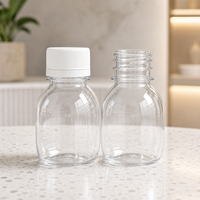 Bouteilles en plastique PET personnalisées de 60 ml (2 oz) de qualité alimentaire avec bouchon inviolable pour thé, soda, shot de gingembre, jus et produits bien-être
