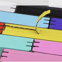 Emballage en papier de couleur recyclable vente en gros de boîte de papier kraft ondulé pliable biodégradable pour vêtements en stock boîtes d'expédition postales