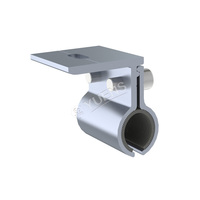 Supports de fixation pour panneaux solaires en aluminium anodisé Yuens, avec clip de verrouillage