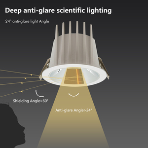 Sản phẩm mới dự án ánh sáng chống chói nhôm <span class=keywords><strong>COB</strong></span> <span class=keywords><strong>LED</strong></span> ánh sáng 5 <span class=keywords><strong>9</strong></span> 12 20 30 Watt <span class=keywords><strong>LED</strong></span> tại chỗ Downlight - Product Image 2