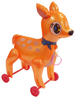 Jouets aquatiques gonflables pour enfants en forme de cheval de dessin animé pour l'extérieur