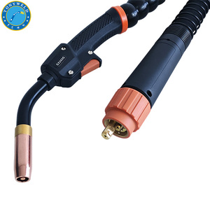 Vente en gros d'usine GX203G <span class=keywords><strong>Kemppi</strong></span> Torche de soudage MIG refroidie à l'air au gaz 200A avec doublure en cuivre de 3,5 m / 5 m de longueur Connecteur Euro - Product Image 4