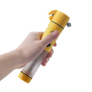Martillo de seguridad multifuncional para automóvil con luz LED y base magnética para herramienta de escape de emergencia y rompeventanas - Product Image 2