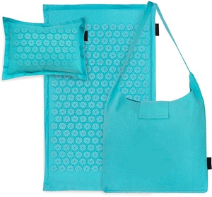 Ensemble de tapis d'acupression en lin et noix de <span class=keywords><strong>coco</strong></span> écologiques et naturels ZJFIT, tapis de massage pour <span class=keywords><strong>le</strong></span> corps et oreiller pour soulager les douleurs au cou et au dos - Product Image 3