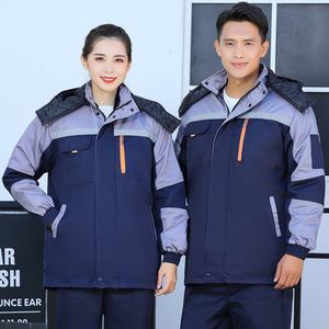 Electrician Gas <b>Station</b> Workwear Uniform with Detachable Inner Thick Cotton Safety Clothing - Product Image 4