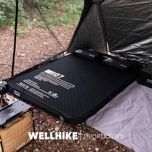 Colchoneta Inflable Automática para Exteriores WELLHIKE SWS, Resistente a la Humedad, para Descanso, <span class=keywords><strong>Alquiler</strong></span>, Cama Inflable Eléctrica Doble - Product Image 4