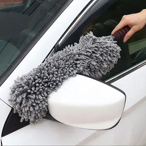 Spazzola per la pulizia dell'auto in microfibra per spolverino per auto manico estensibile strumento per spolverare la spazzola pulita per la cura dell'auto