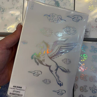 Teléfono móvil transparente 3D pieles doradas brillantes para máquina de corte de pantalla de teléfono pegatinas traseras