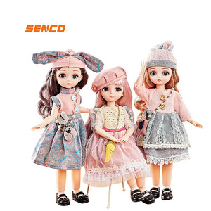 Nuovissime <span class=keywords><strong>Bambole</strong></span> di Moda da 31 cm (12 Pollici) con 20 Snodi Mobili, Giocattoli in Plastica Stile Cartone Animato, Regalo per Ragazze con Vestiti Meravigliosi - Product Image 1