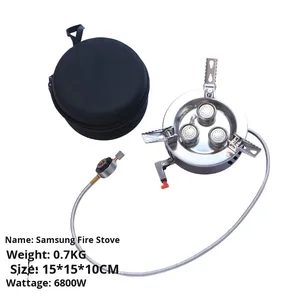 Para estufa de Gas <span class=keywords><strong>butano</strong></span> de acero inoxidable de alta potencia para bote alpino Camping Altitudes altas Uso al aire libre - Product Image 6