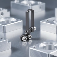 Pince de fixation de câble HDMI pour caméra, usinée sur mesure par CNC, en aluminium 6061, pour la production en studio