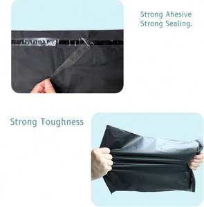 Bolsa de Embalaje para Envíos por Correo, Negra, Reciclable, de Polietileno de Baja Densidad, Resistente a Desgarros, con Adhesivo Fuerte, para Mensajería - Product Image 5