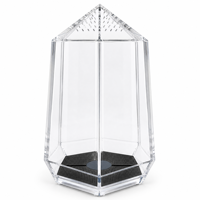 Aquarium en cristal en forme de méduse personnalisé, grand aquarium de luxe en acrylique pour la décoration de hall d'hôtel moderne