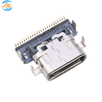 USB 3,2 Tipo-C 40 Gbps 24 Pin SMT DIP PCB Conector macho hembra Impermeable U4 Enchufe Conector USB Directo de fábrica