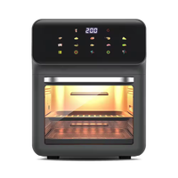 Horno Freidora de Aire de 8L y 1350W con Control Táctil y Ventana Visible