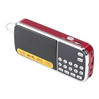 Radio de poche portable Yimeida L-088 AM/FM, lecteur MP3 Gurbani Coran, prise en charge USB, écran LED, batterie rechargeable pour le Canada et l'Inde