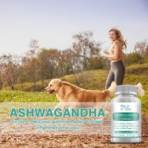 OEM Venta al por mayor Ashwagandha Root Gummies Beneficio para mujeres y hombres Mejorar el rendimiento muscular Gummy Candy Ashwagandha Suplemento - Product Image 4