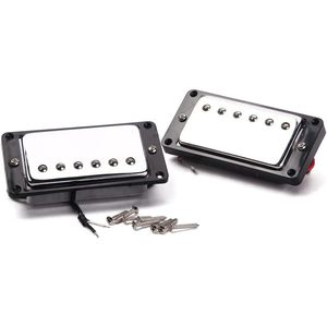 Pastilla para guitarra eléctrica LP, doble bobina cromada para mástil y puente, estilo Les Paul - Product Image 4
